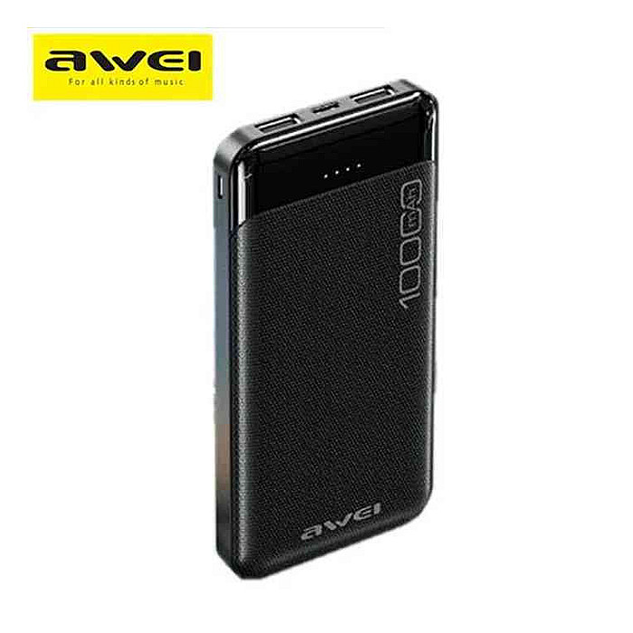 Awei P37K 10000mAh 2.1A Fast Charging Power Bank